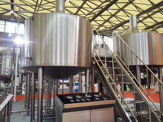 Grande casa del touch screen che fa l'attrezzatura della fabbrica di birra dell'attrezzatura 2000L Sus304