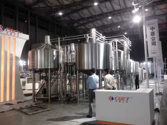 Grande casa del touch screen che fa l'attrezzatura della fabbrica di birra dell'attrezzatura 2000L Sus304
