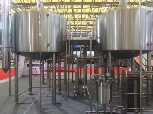 Grande casa del touch screen che fa l'attrezzatura della fabbrica di birra dell'attrezzatura 2000L Sus304