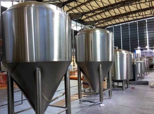 Attrezzatura facente conica refrigerata del fermentatore 1000L dell'acciaio inossidabile grande