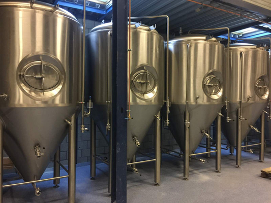 Conico rivestito facente domestico del tino di fermentazione della birra dei sistemi di Antivari birra/del pub grande