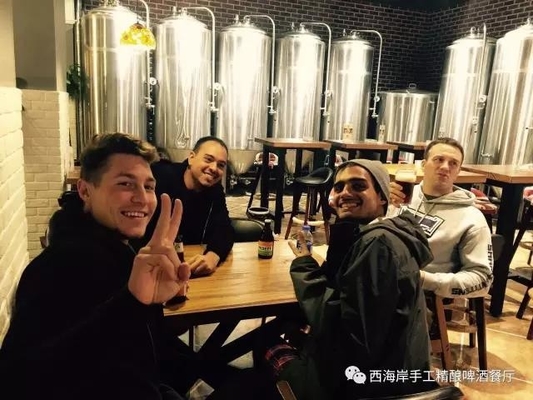 3 barilotti 5 barilotti che fanno la birra commerciale del sistema che fa la fabbrica di birra dell'attrezzatura 7Bbl