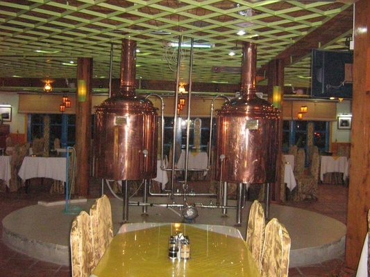 Micro piccola scala della macchina della fabbrica della birra dell'hotel che fa spessore del sistema 1000L 3mm