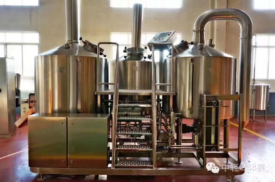 Larga scala 7Bbl di SUS 304 che fa il sistema di controllo automatico dei semi dell'attrezzatura