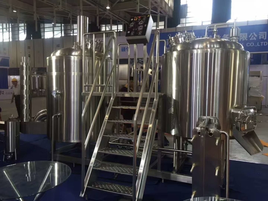 Larga scala 7Bbl di SUS 304 che fa il sistema di controllo automatico dei semi dell'attrezzatura