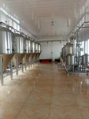 Birra industriale di controllo di fermentazione che fa attrezzatura per la stanza del laboratorio