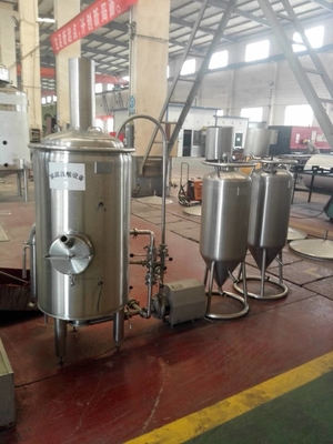 attrezzatura della fabbrica di birra della bevanda del malto 100L piccola per la fabbrica di birra pilota, fabbrica di birra difficile