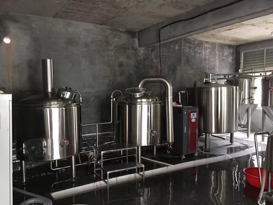 Birra domestica di base della piccola scala che fa sistema della fabbrica di birra di Brewpub dell'attrezzatura il mini