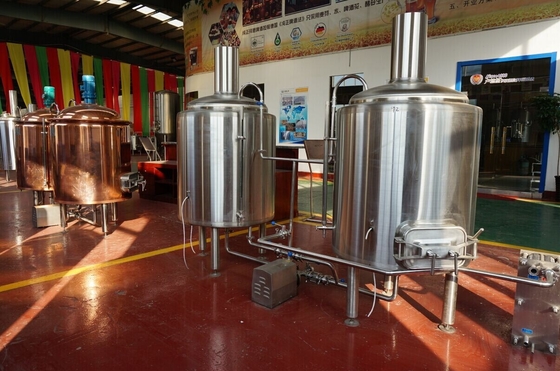 Birra automatizzata che fa l'acciaio inossidabile 304 della micro attrezzatura della birra del sistema