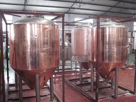Piccola birra dello specchio di rame professionale che fa i sistemi, attrezzatura nana della fabbrica di birra