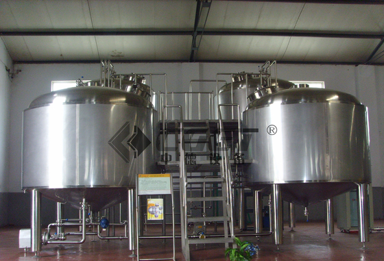 Grande birra che fa il barilotto del barile dell'acciaio inossidabile dell'attrezzatura 5 barilotti che fanno sistema