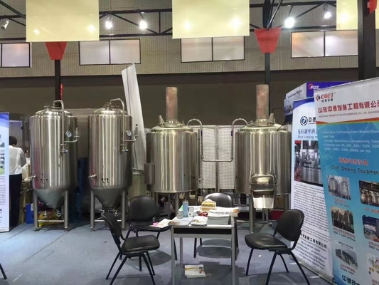 Una birra di 10 barilotti che rende ad attrezzatura acciaio inossidabile capacità facente domestica del sistema 500L