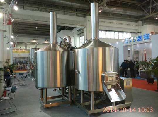 Acciaio inossidabile della fabbrica di birra di 20 barilotti che fa spessore del riscaldamento di vapore dell'attrezzatura 3Mm