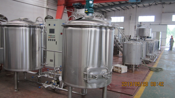 acciaio inossidabile della birra del mestiere 500L che fa il sistema di passata della nave dell'attrezzatura due