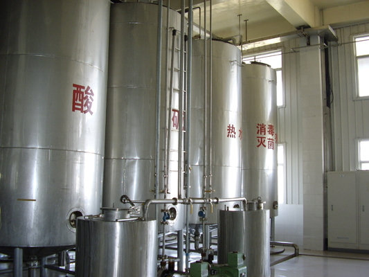 Linea di produzione della fabbrica di birra del sistema di schiarimento di CIP tipo determinato elettrico per birra