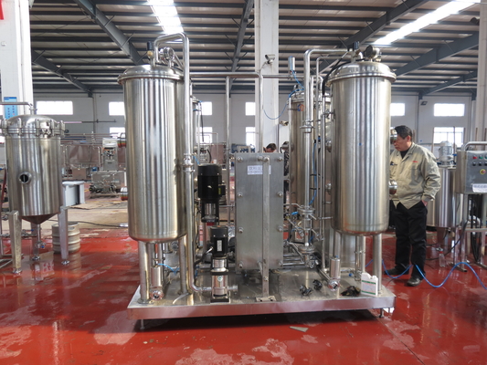 Linea di produzione dell'imballaggio di proposta della filtropressa miscelatore aerato della bevanda