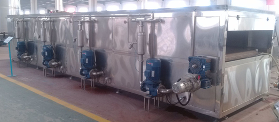 Tipo di spruzzatura linea di produzione dell'imballaggio pastorizzatore del tunnel per birra o la bevanda