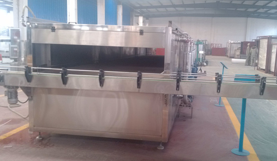 Tipo di spruzzatura linea di produzione dell'imballaggio pastorizzatore del tunnel per birra o la bevanda