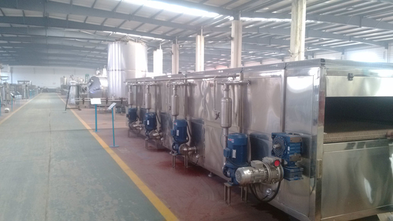 Tipo di spruzzatura linea di produzione dell'imballaggio pastorizzatore del tunnel per birra o la bevanda