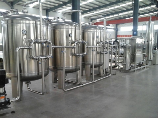 Linea di produzione automatica dell'imballaggio singolo pretrattamento dell'acqua di osmosi inversa del grado
