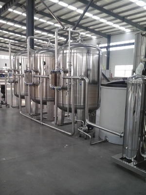 Linea di produzione automatica dell'imballaggio singolo pretrattamento dell'acqua di osmosi inversa del grado