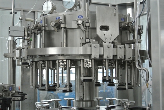 3 in 1 imbottigliatrice di vetro Sus304 per la bevanda gassosa fabbrica di birra del mestiere