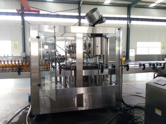 3 in 1 imbottigliatrice di vetro Sus304 per la bevanda gassosa fabbrica di birra del mestiere