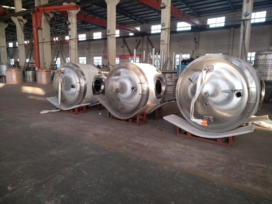 Tino di fermentazione conico d'argento dell'acciaio inossidabile degli impianti per la fermentazione della birra