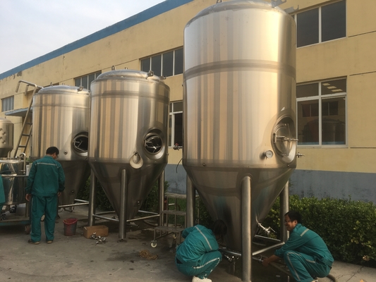 il fermentatore commerciale della birra dei tini di fermentazione della fabbrica di birra di 5HL 10HL ha lucidato la superficie