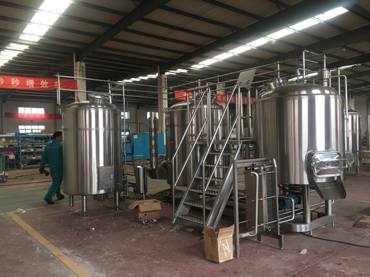 fabbrica di birra della birra dell'acciaio inossidabile 7BBL della fabbrica di birra del riscaldamento del diretto-fuoco per la birra del pub che fa attrezzatura