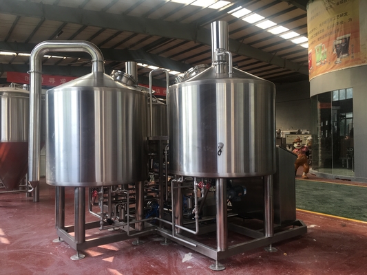 acciaio inossidabile della fabbrica di birra del riscaldamento del diretto-fuoco dell'attrezzatura della fabbrica di birra della fabbrica di birra 1000l che fa attrezzatura