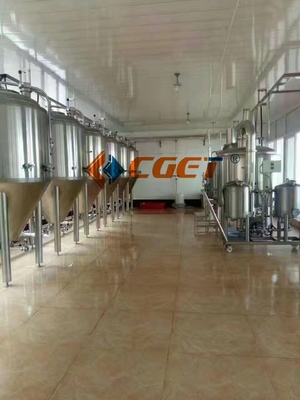 birra della larga scala 5000L che fa il tipo verticale superficie lucidata dell'attrezzatura