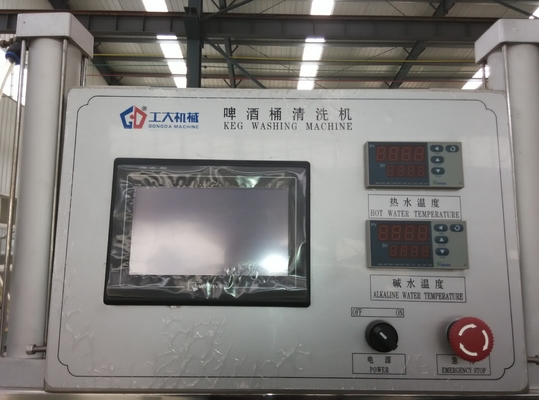Tipo determinato elettrico pneumatico della lavatrice del barile di birra del touch screen di 2 teste