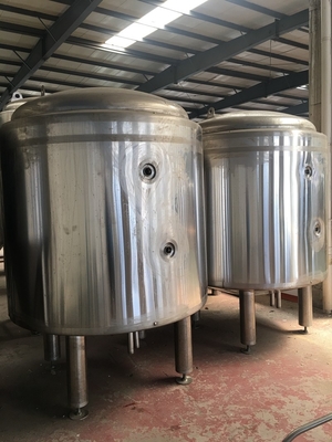 raffreddamento conico rivestito del glicol del fermentatore del carro armato conico dell'acciaio inossidabile di 380V 220V