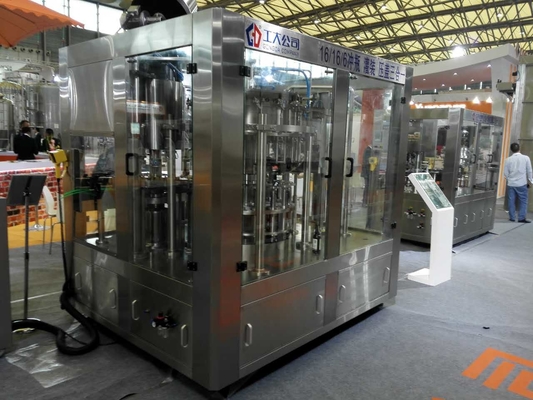 Macchina imbottigliante 1000Bph - 2000Bph di Monoblock dell'attrezzatura della fabbrica di birra gassosa della bevanda