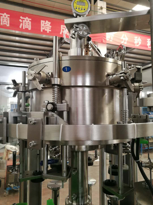 Coperchiamento di riempimento di lavaggio delle bottiglie di vetro della macchina di rifornimento di 500 BPH Monoblock