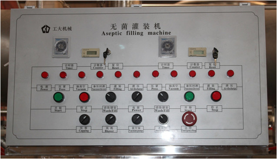 2 in 1 linea di produzione dell'imballaggio tappatrice asettica dell'imbottigliamento del barilotto della latta di 5L