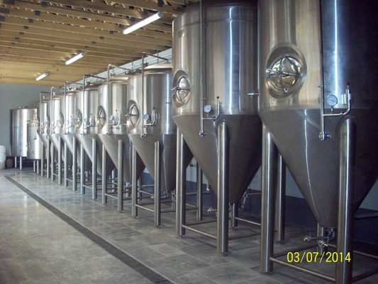 Pro birra dell'acciaio inossidabile che fa le gambe del tino di fermentazione quattro dell'attrezzatura 10BBL