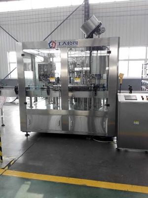 3 elettrici in 1 capsulatrice di vetro del riempitore della rondella della birra dell'imbottigliatrice