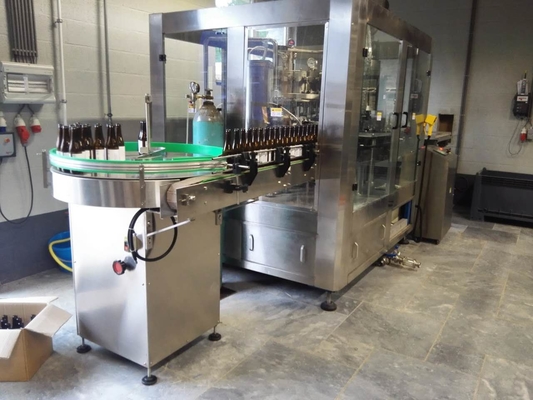 3 elettrici in 1 capsulatrice di vetro del riempitore della rondella della birra dell'imbottigliatrice