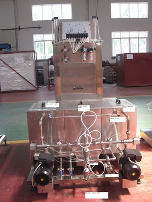 Tipo determinato elettrico pneumatico della lavatrice del barile di birra del touch screen di 2 teste
