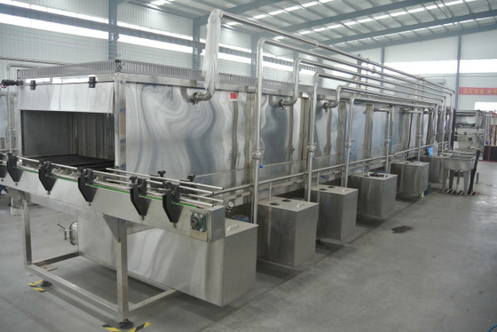 Tipo di spruzzatura linea di produzione dell'imballaggio pastorizzatore del tunnel per birra o la bevanda