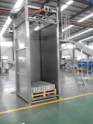 50Hz elettrico linea di produzione dell'imballaggio di 3 fasi, bottiglia può macchina del depalettizzatore