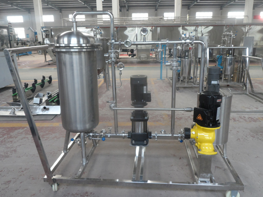 Sistema commerciale di filtrazione della birra utilizzato nell'imbottigliatrice di vetro di birra