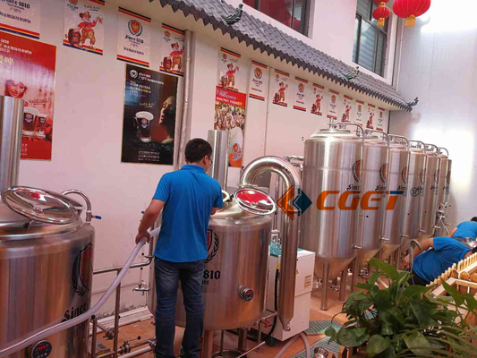 Birra del mestiere di SUS 304 che fa attrezzatura 500L che fa sistema con il CE di iso diplomato per Rusina